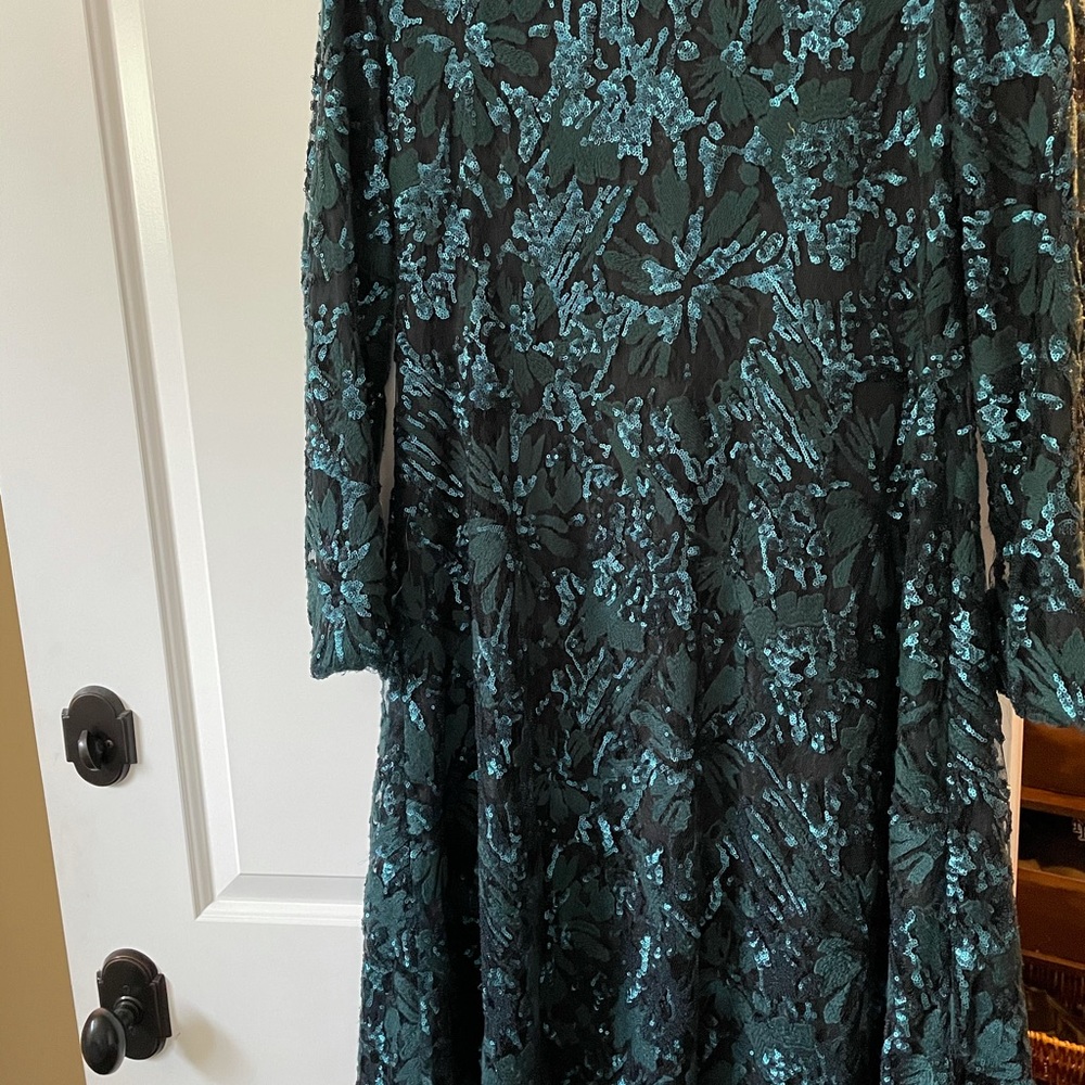 Evening sequinned dress